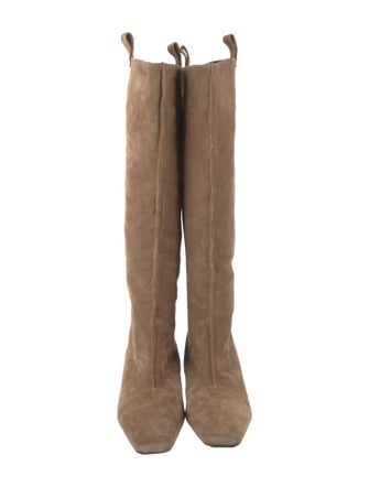 By Far Suede Riding Boots
