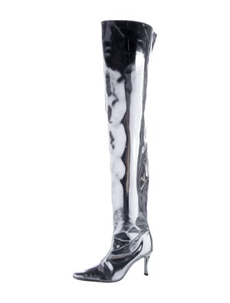 By Far Patent Leather Boots