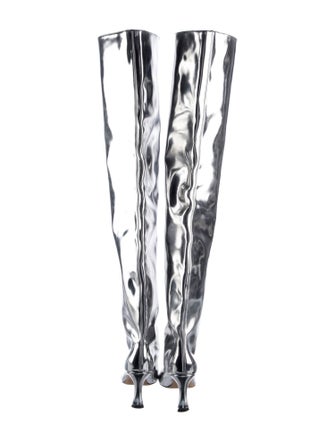 By Far Patent Leather Boots