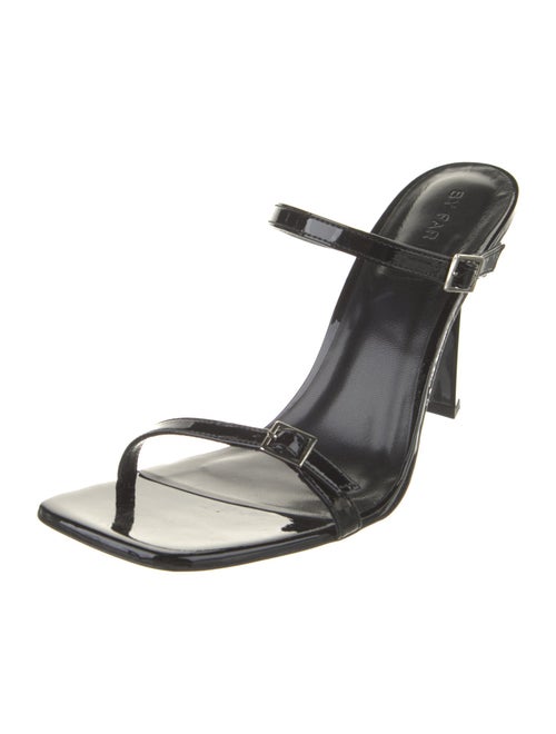 By Far Patent Leather Slides