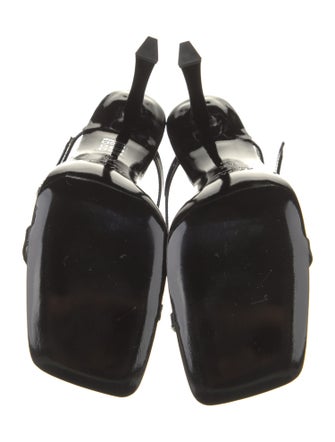 By Far Patent Leather Slides