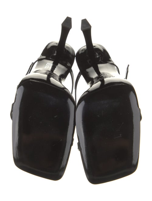 By Far Patent Leather Slides