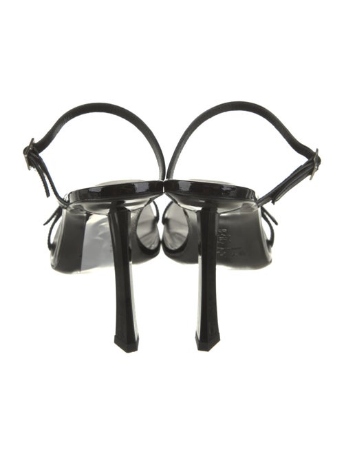 By Far Leather Slides