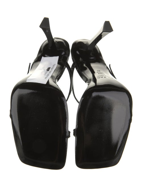 By Far Leather Slides