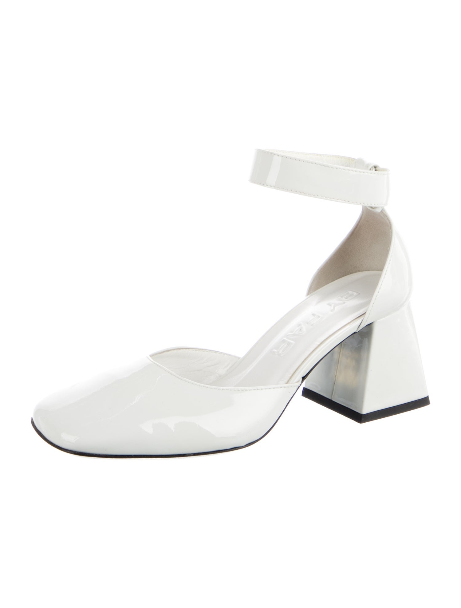 By Far Patent Leather D'Orsay Pumps