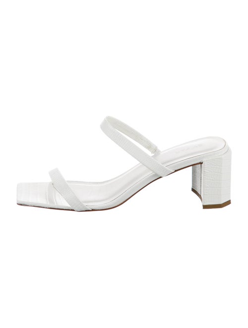 By Far Leather Slides