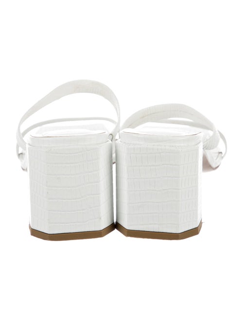 By Far Leather Slides