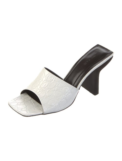 By Far Leather Slides