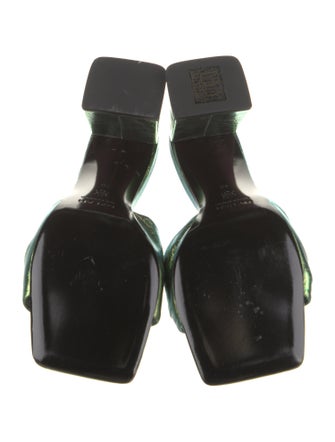 By Far Leather Slides