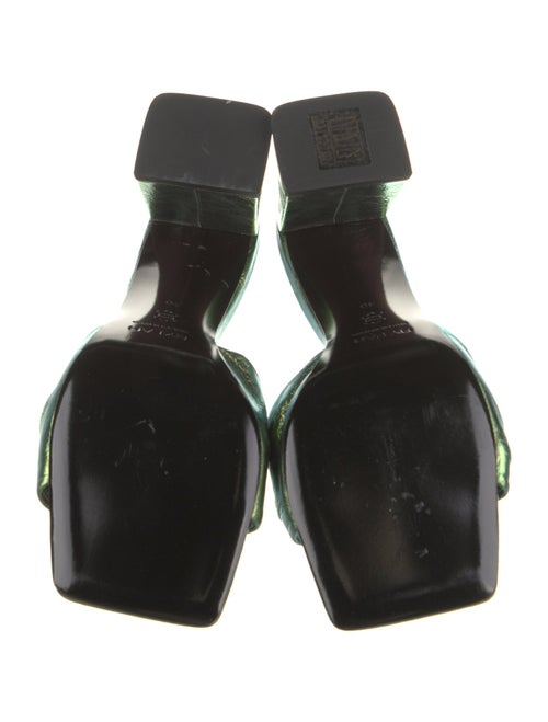 By Far Leather Slides