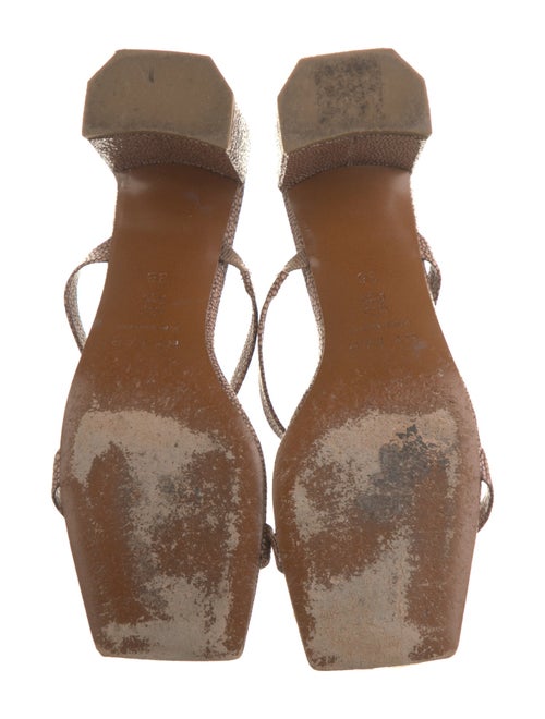 By Far Leather Slides