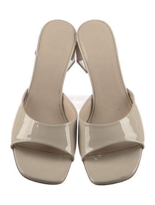 By Far Patent Leather Slides