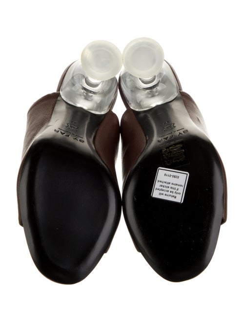 By Far Leather Slides