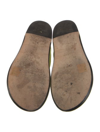 By Far Leather Slides