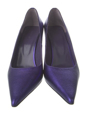 By Far Leather Pumps