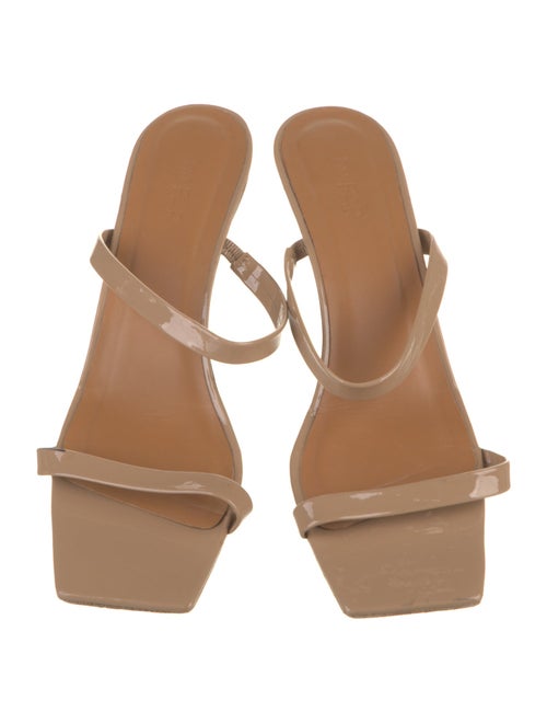 By Far Patent Leather Slides