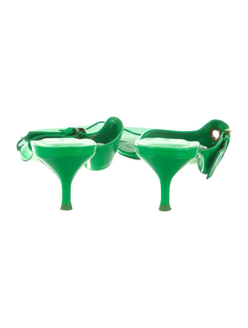 By Far Leather Slides