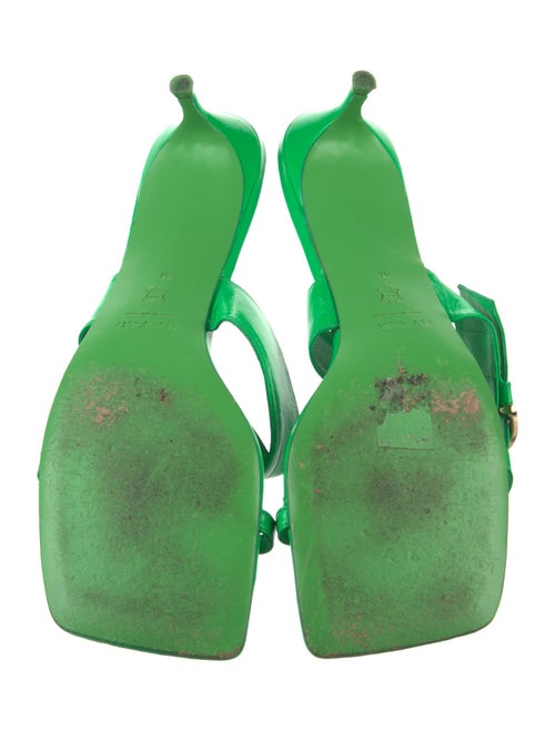 By Far Leather Slides