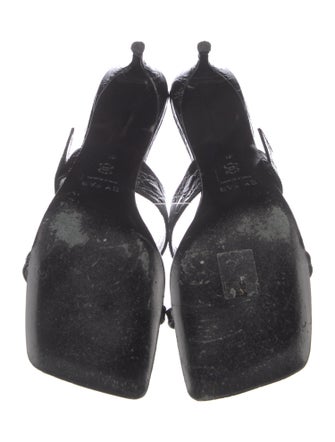 By Far Leather Slides