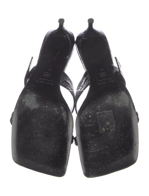 By Far Leather Slides