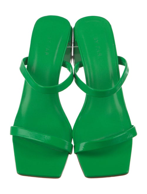 By Far Leather Slides