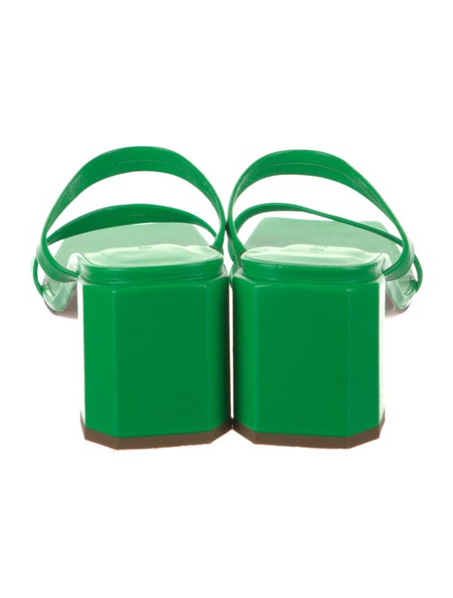 By Far Leather Slides