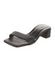 By Far Leather Slides