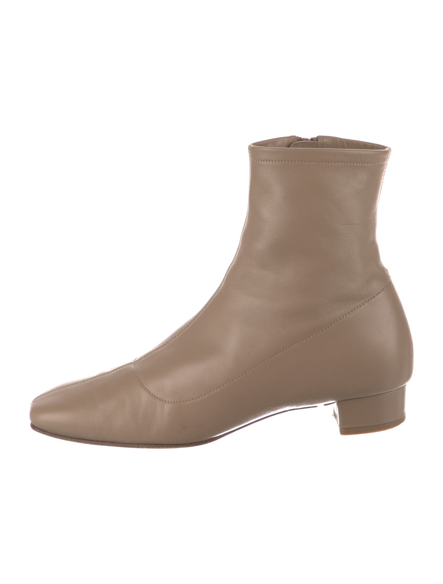 By Far Leather Sock Boots