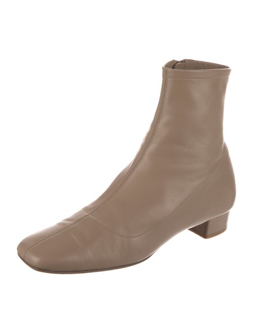 By Far Leather Sock Boots