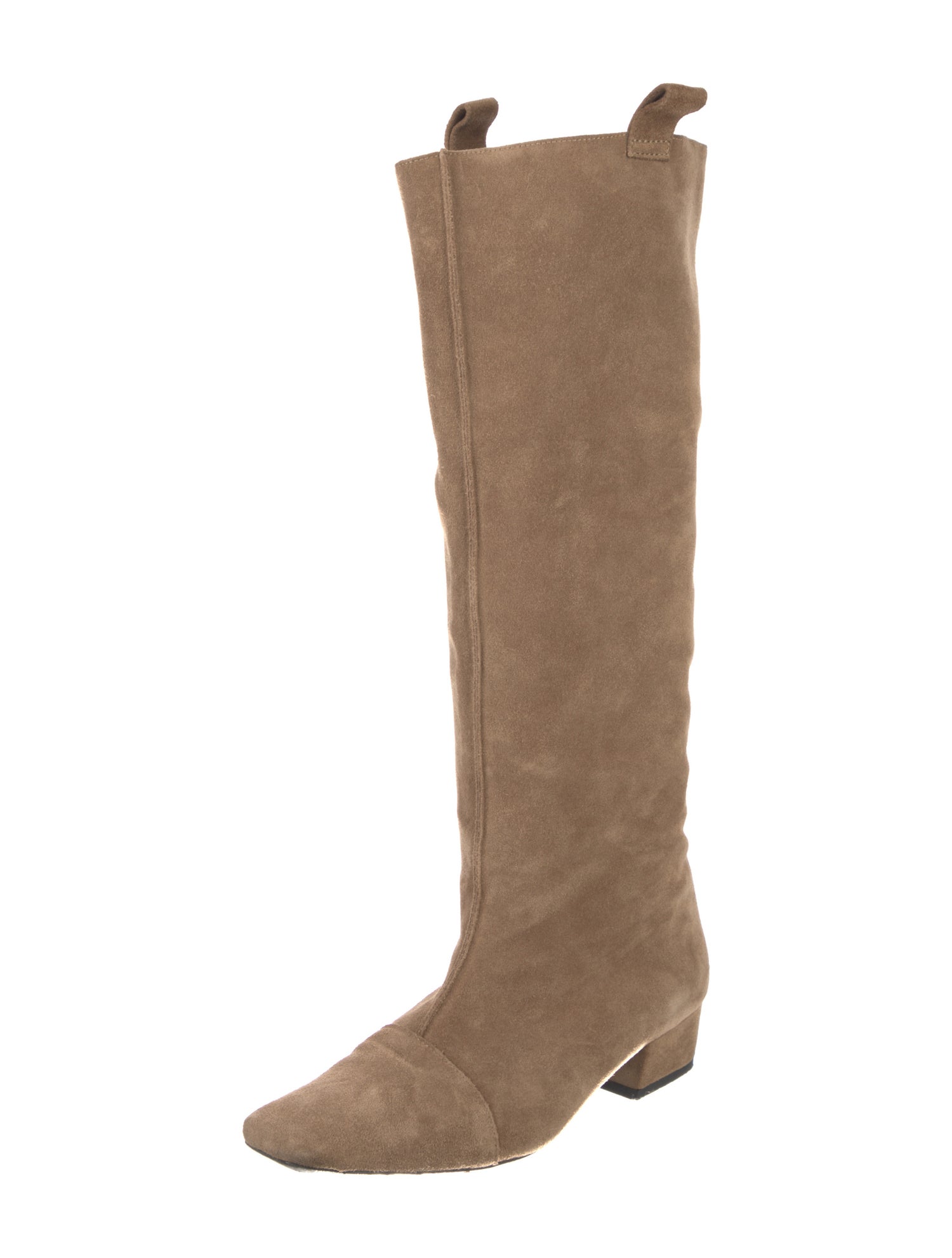 By Far Suede Riding Boots