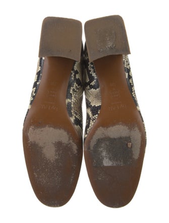 By Far GG Embossed Leather Lace-Up Boots