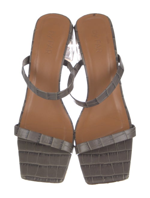 By Far Leather Slides