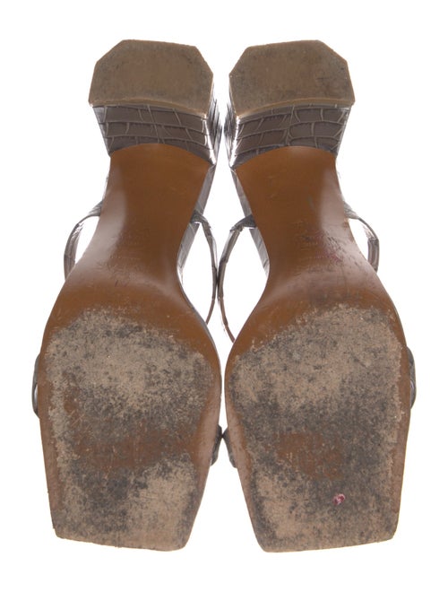 By Far Leather Slides