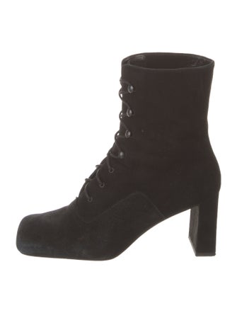 By Far Suede Lace-Up Boots