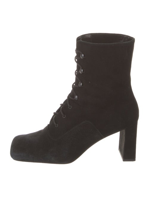 By Far Suede Lace-Up Boots