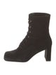 By Far Suede Lace-Up Boots