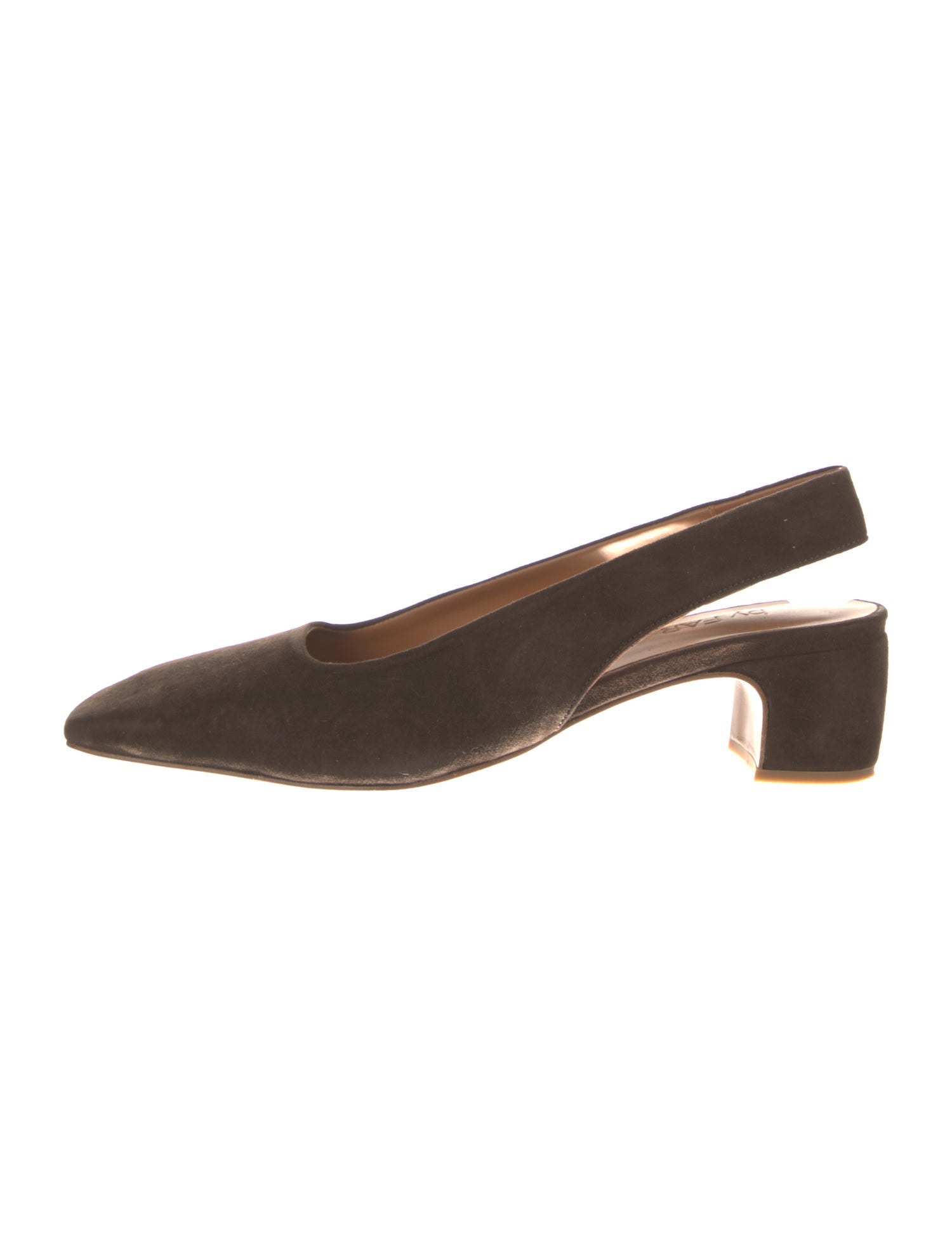 By Far Suede Slingback Flats
