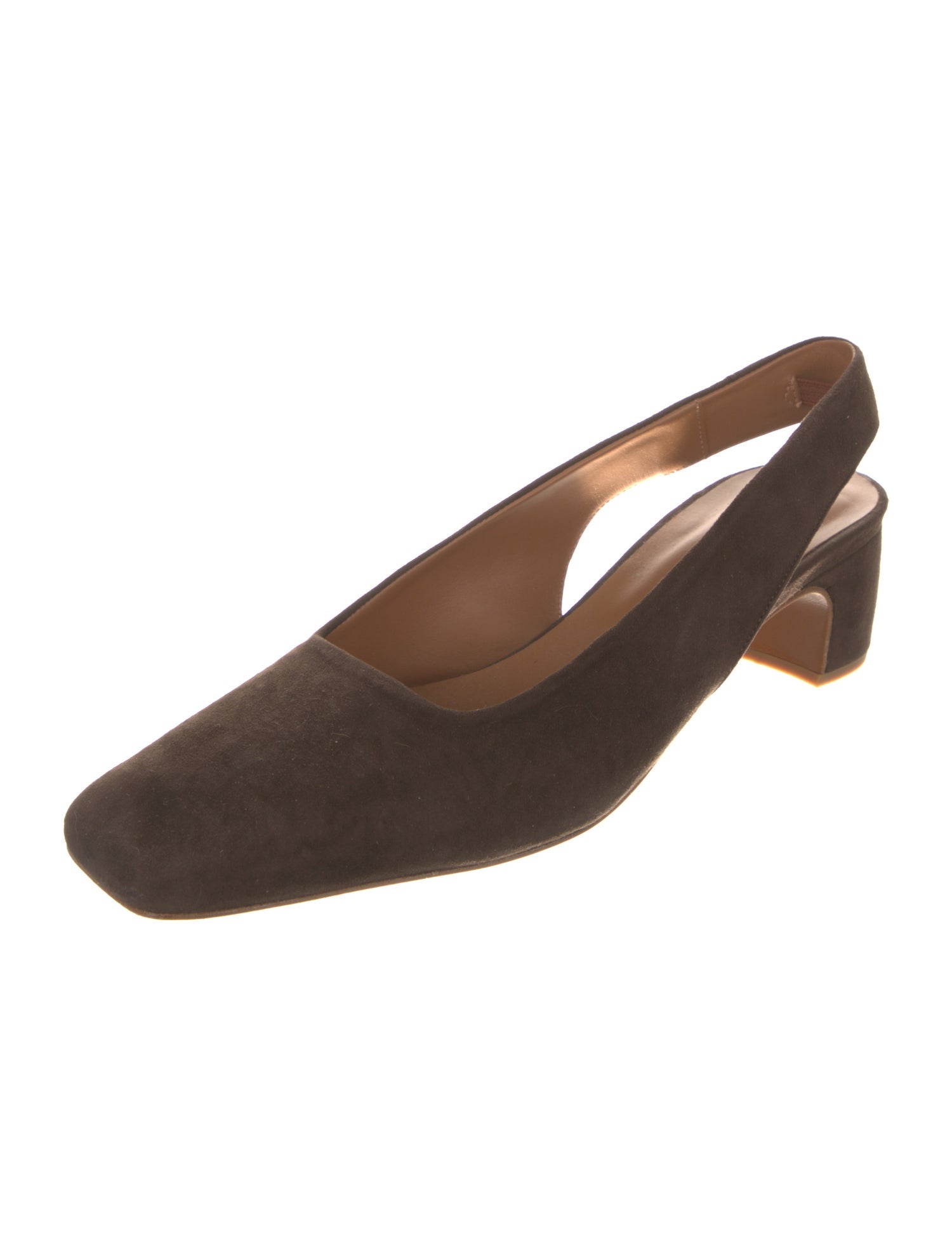 By Far Suede Slingback Flats