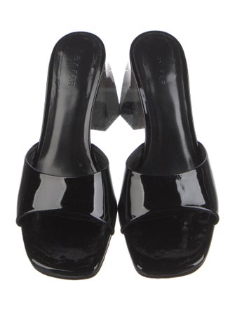 By Far Patent Leather Slides