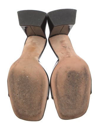 By Far Patent Leather Slides