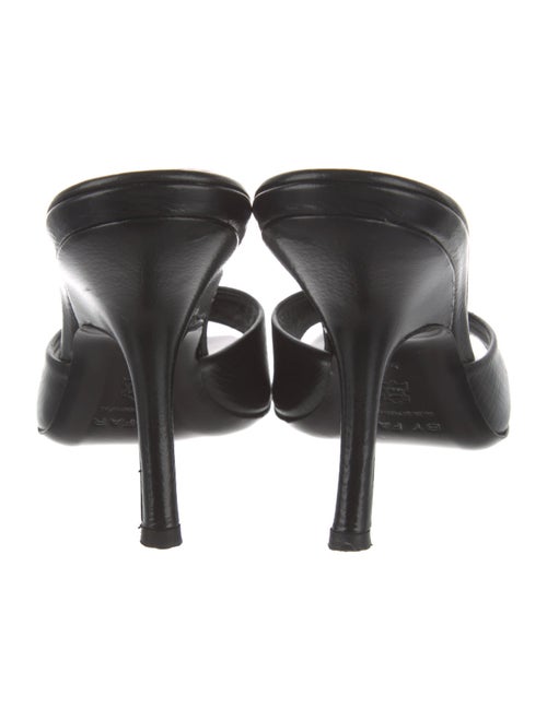 By Far Leather Slides