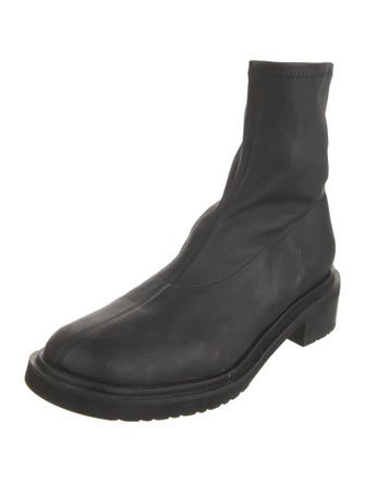 By Far Leather Sock Boots
