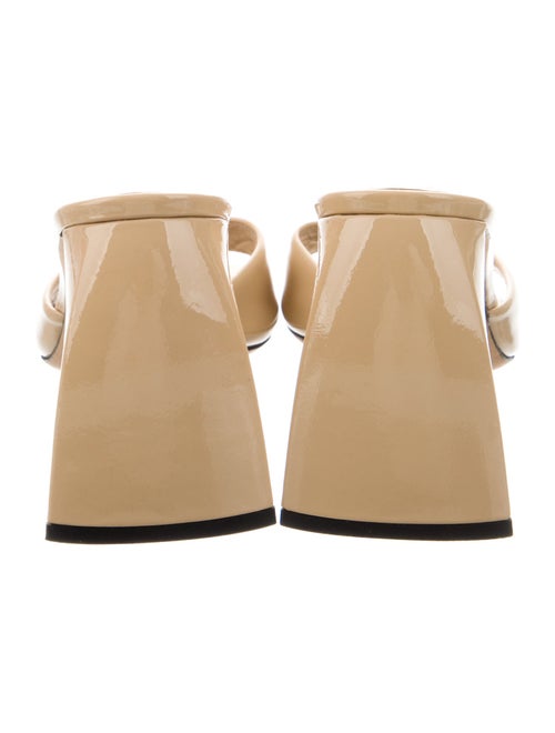 By Far Patent Leather Slides