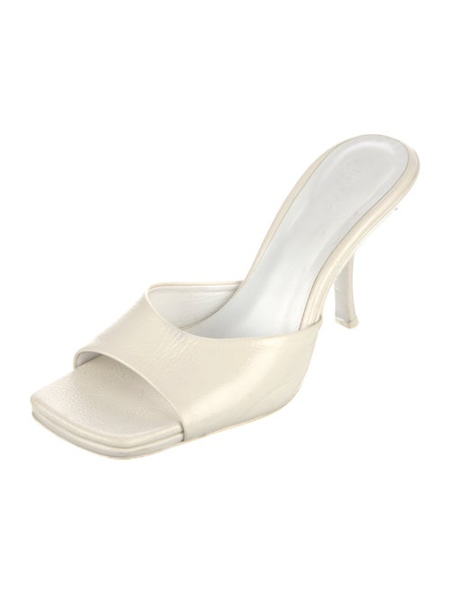 By Far Leather Slides