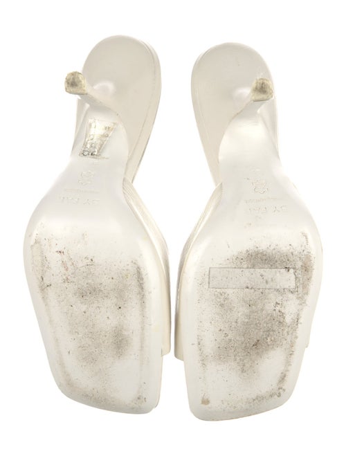 By Far Leather Slides