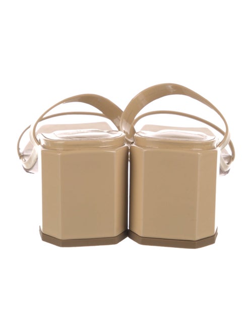 By Far Patent Leather Slides