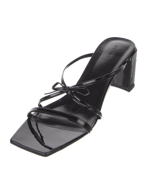 By Far Leather Slides