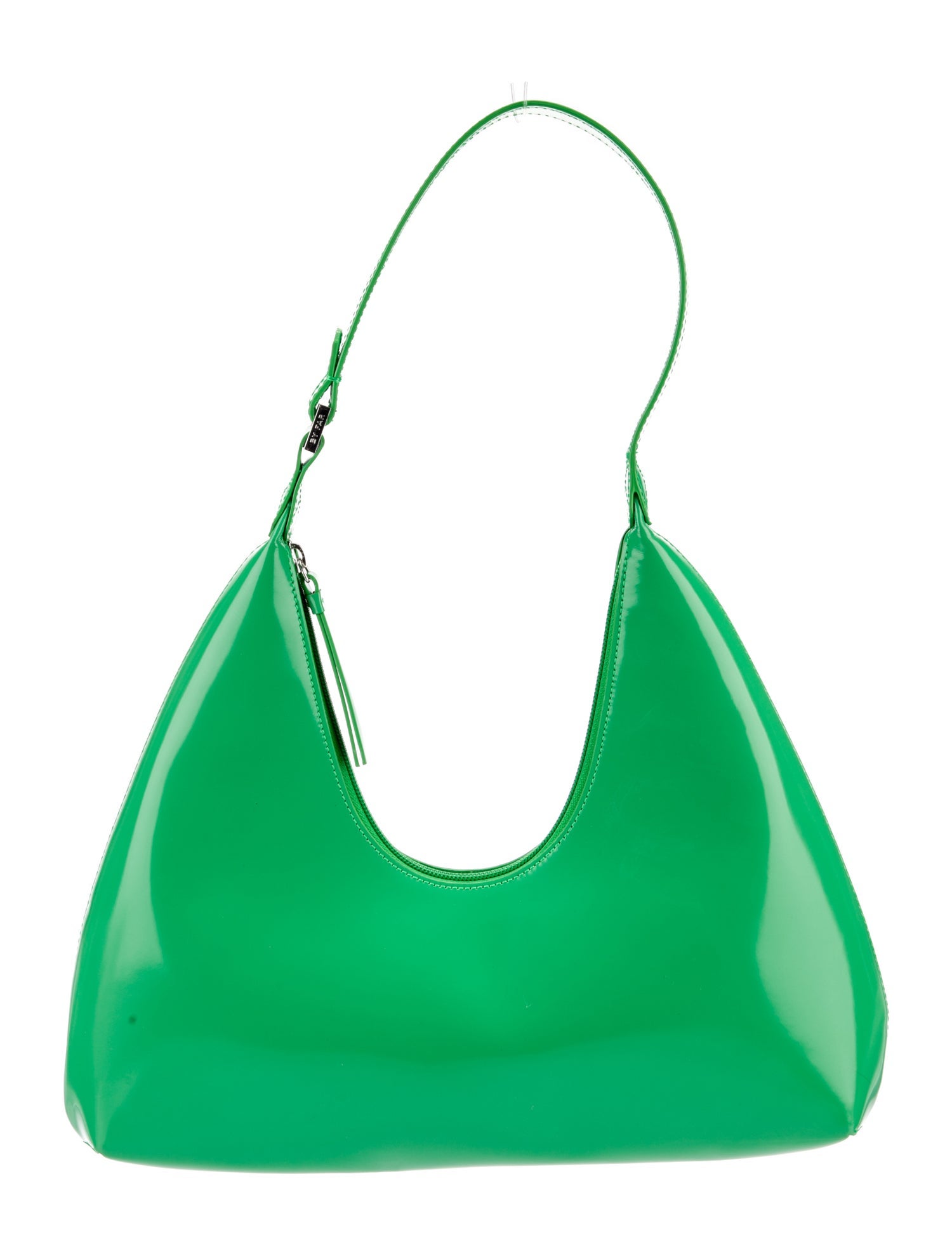 By Far Patent Leather Shoulder Bag