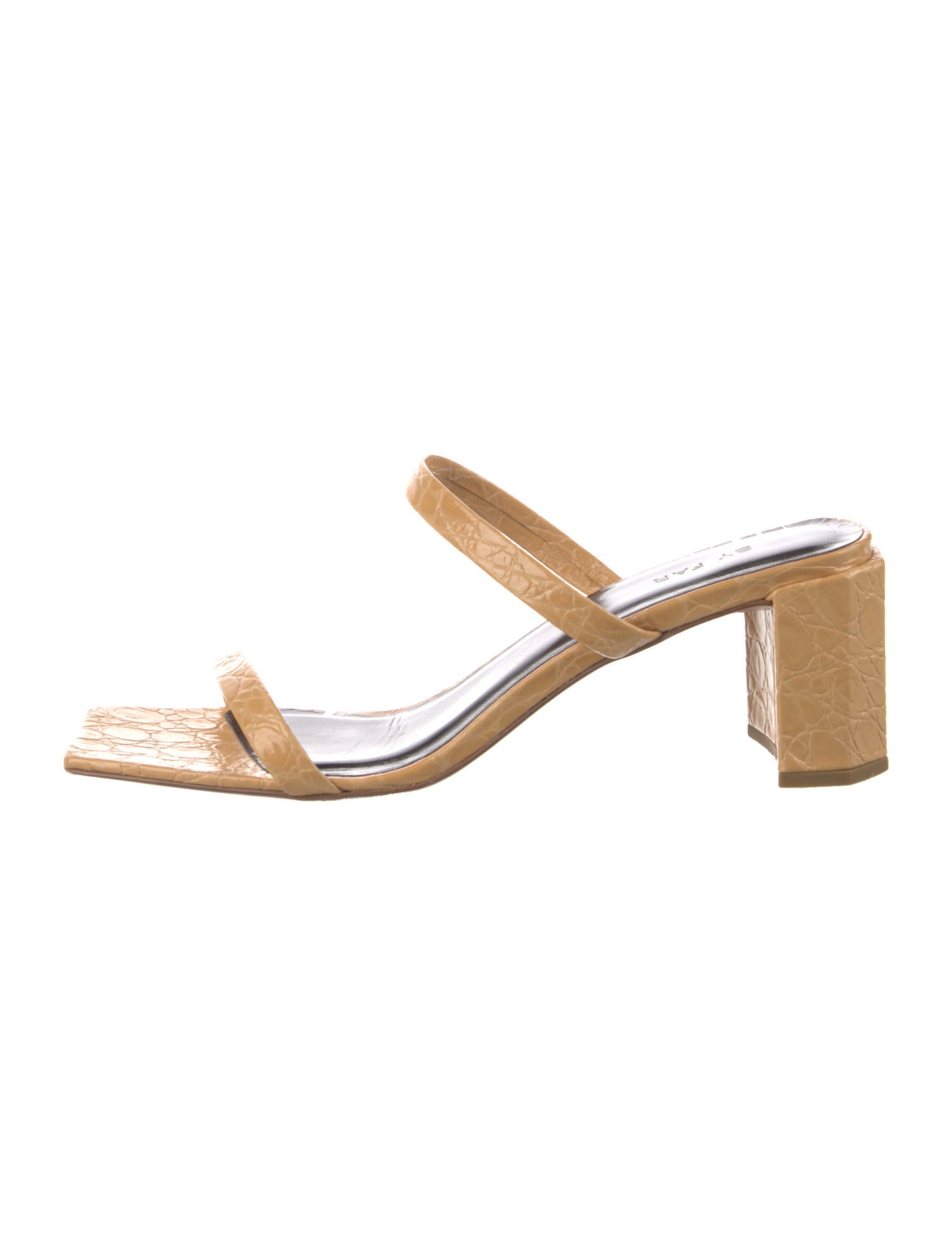 By Far Patent Leather Slides