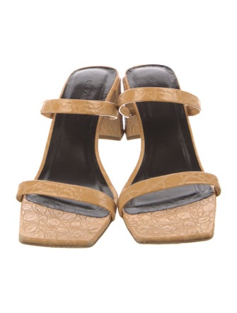 By Far Patent Leather Slides